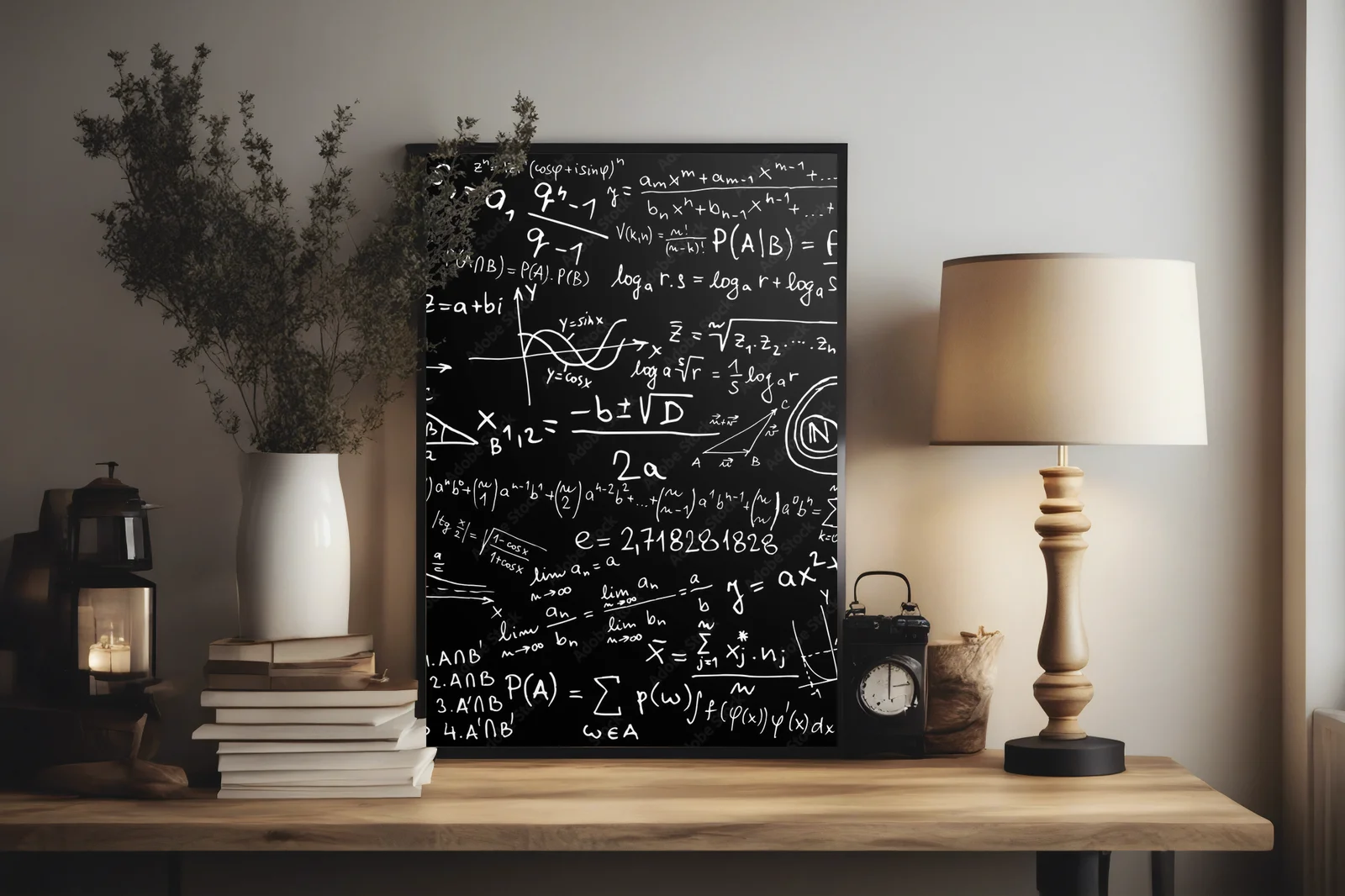 Matematyczna harmonia w klasycznej czerni