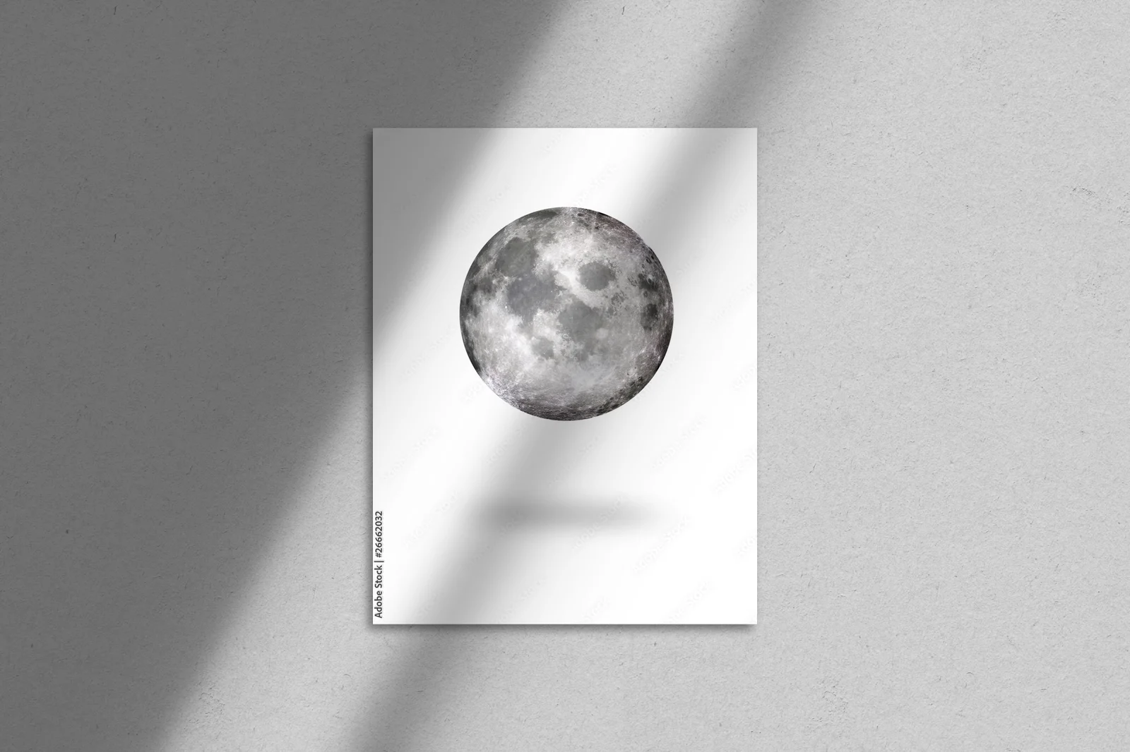 Zjawiskowy blask księżyca w monochromatycznej odsłonie