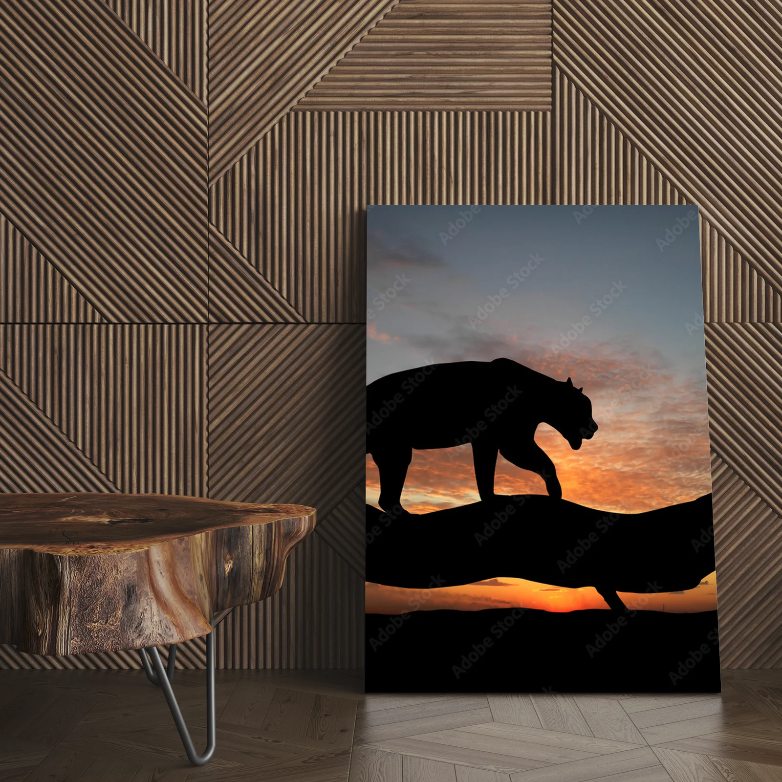Leopard w cieniu drzewa: dzika elegancja