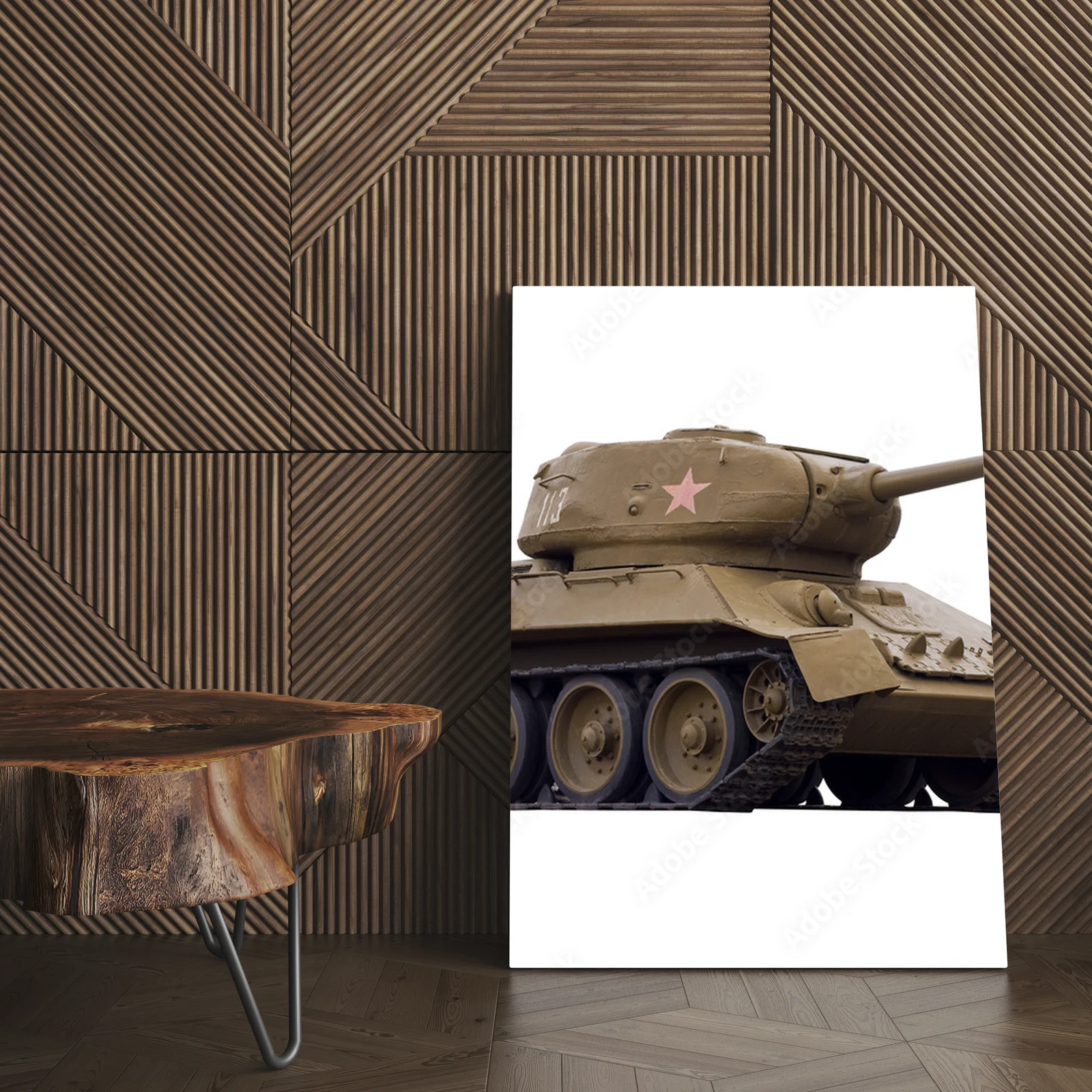 Legendarny T-34-85 w białej harmonii