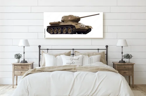 Legendarny T-34-85 w białej harmonii