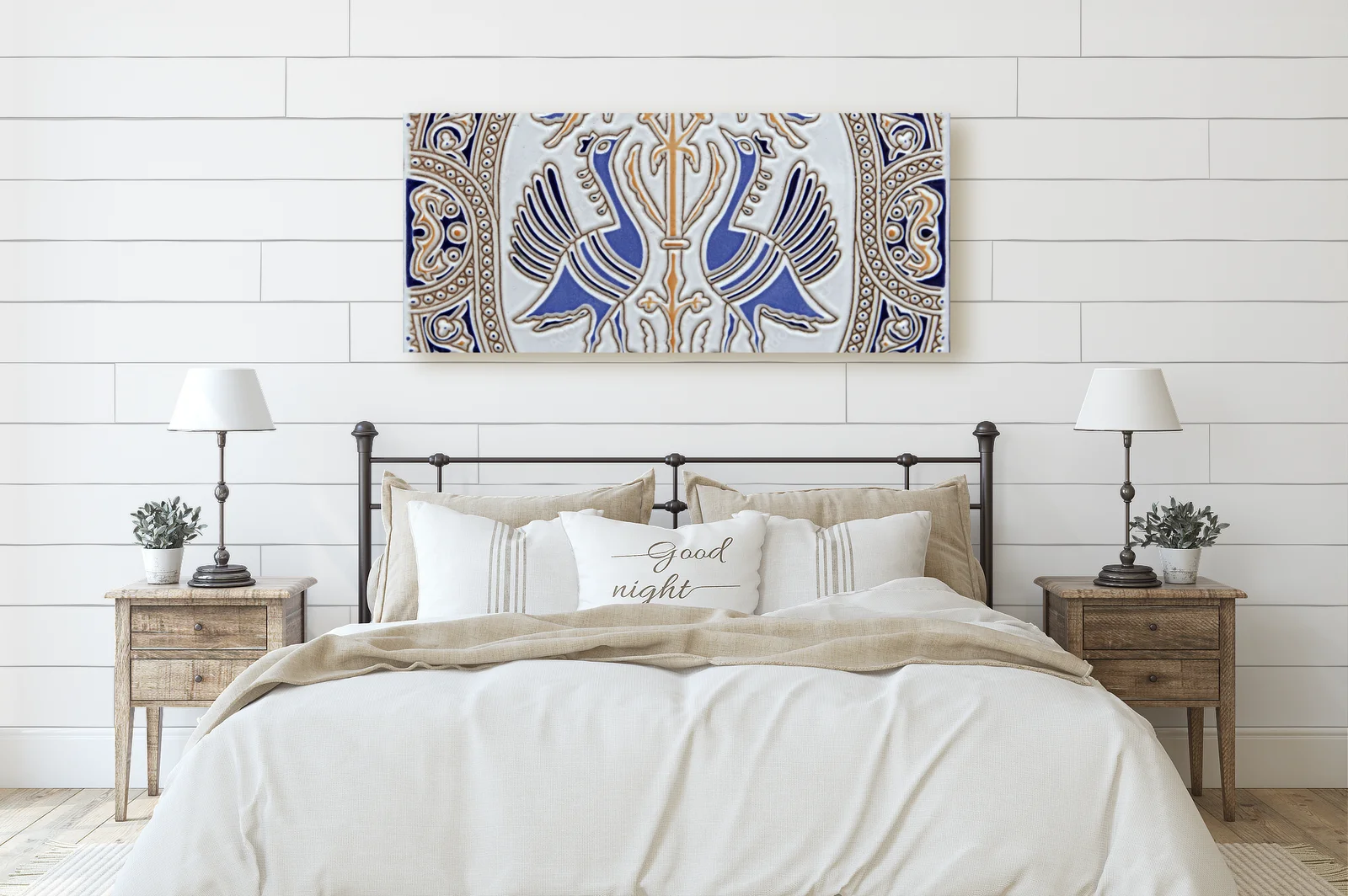Elegancka harmonia pasteli w azulejo