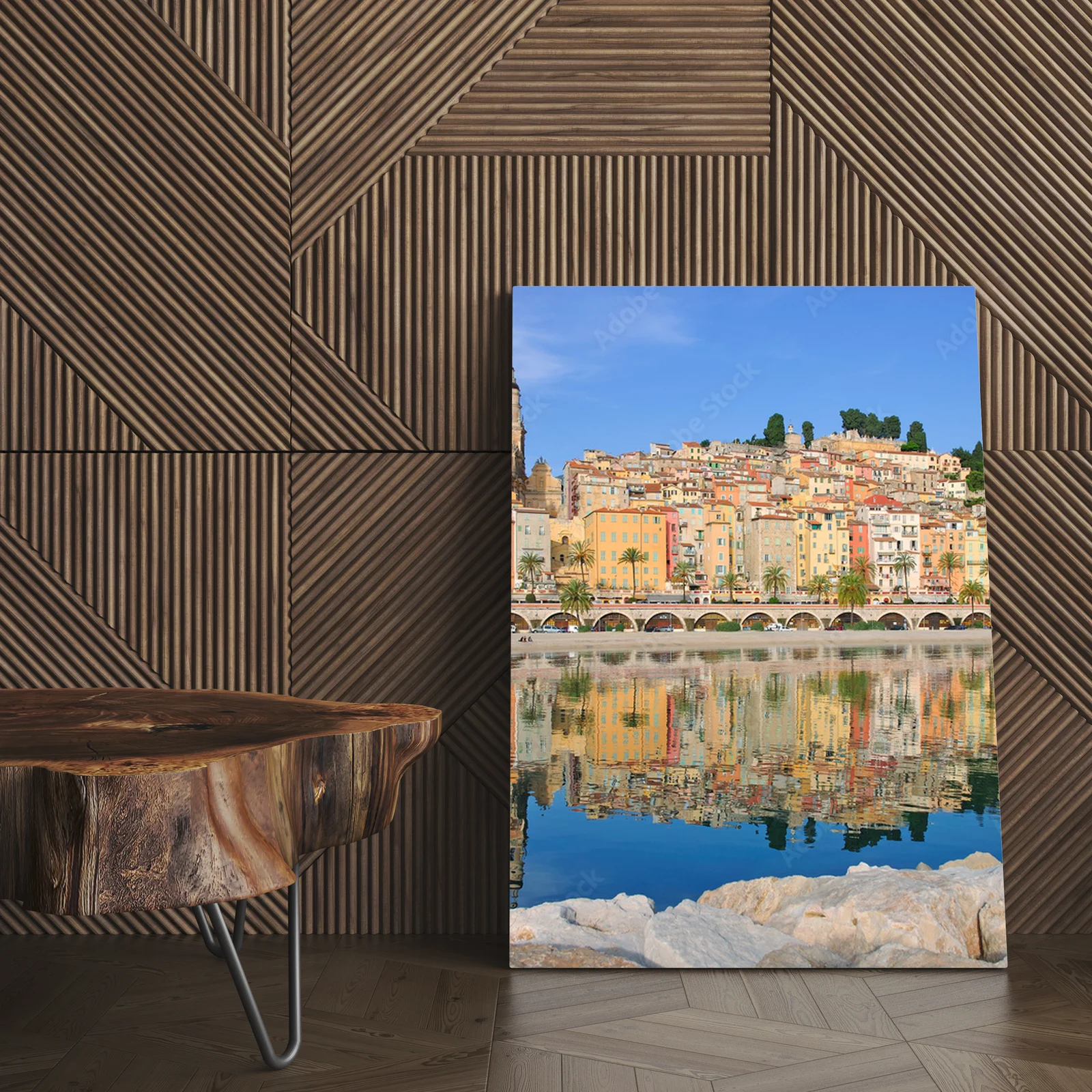 Niebieskie akcenty inspirowane Menton