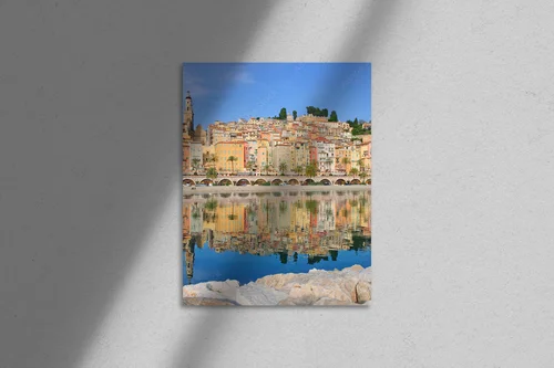 Niebieskie akcenty inspirowane Menton