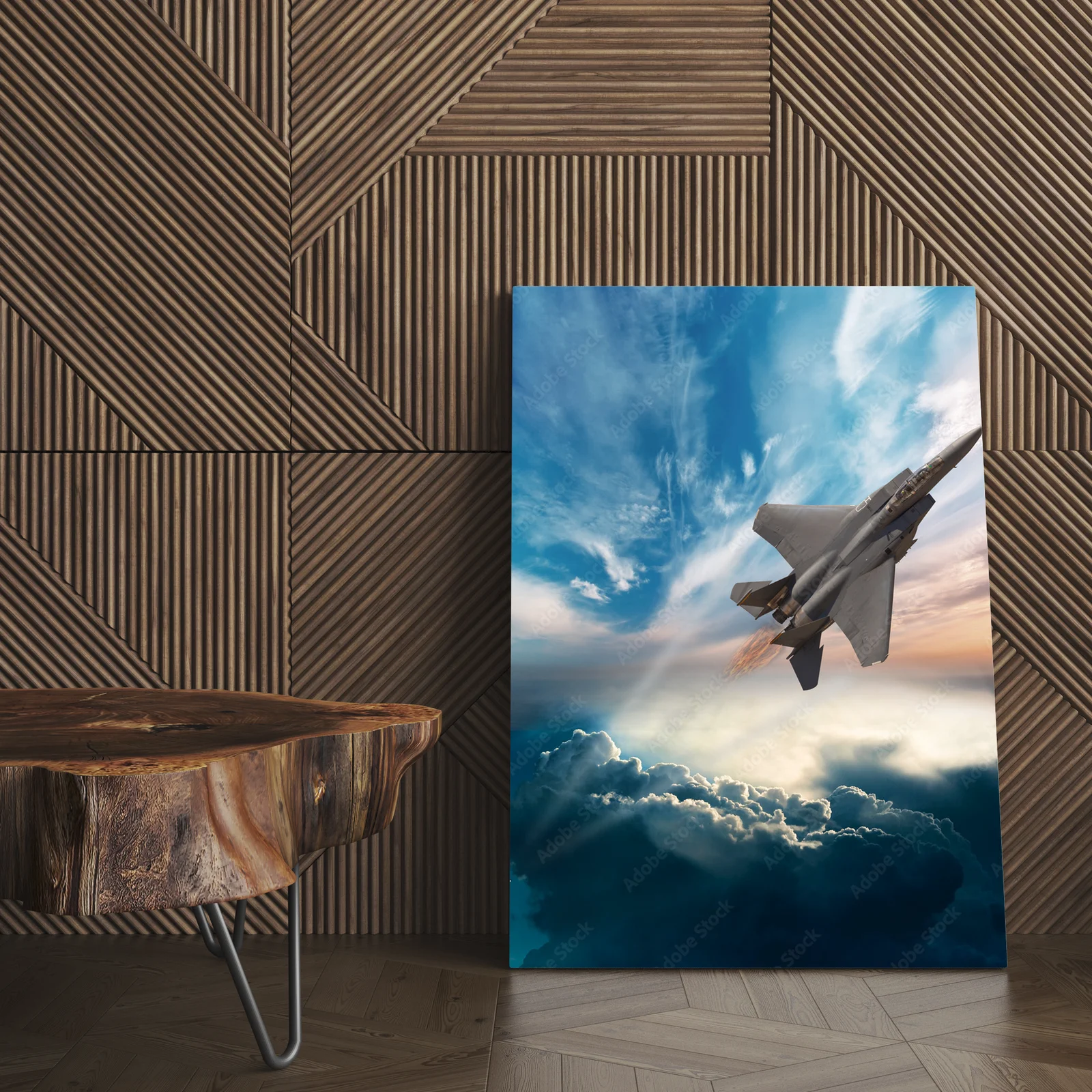 Niezwykłe loty F-15 Eagle o poranku