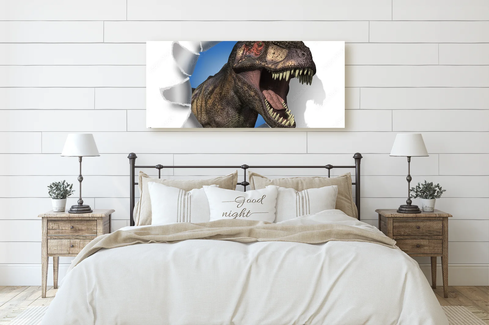 Dinozaur w akcji – moc przygody na białym tle