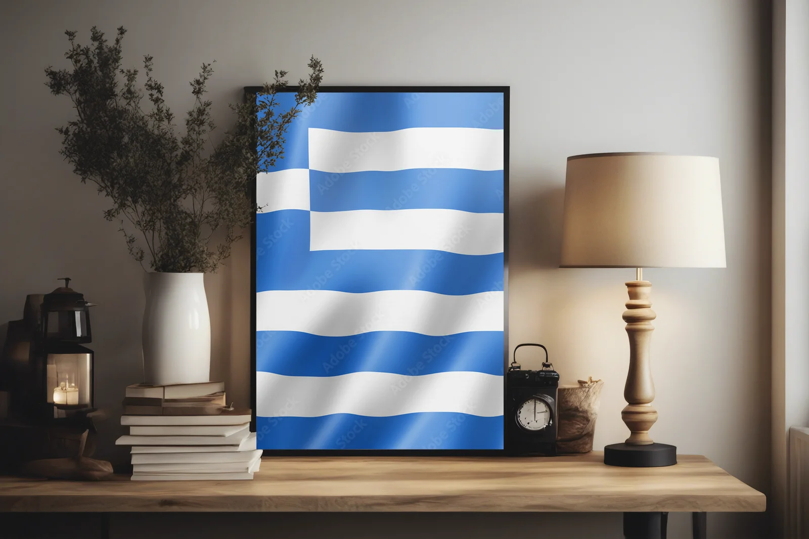 Harmonia bieli z akcentem niebieskiego