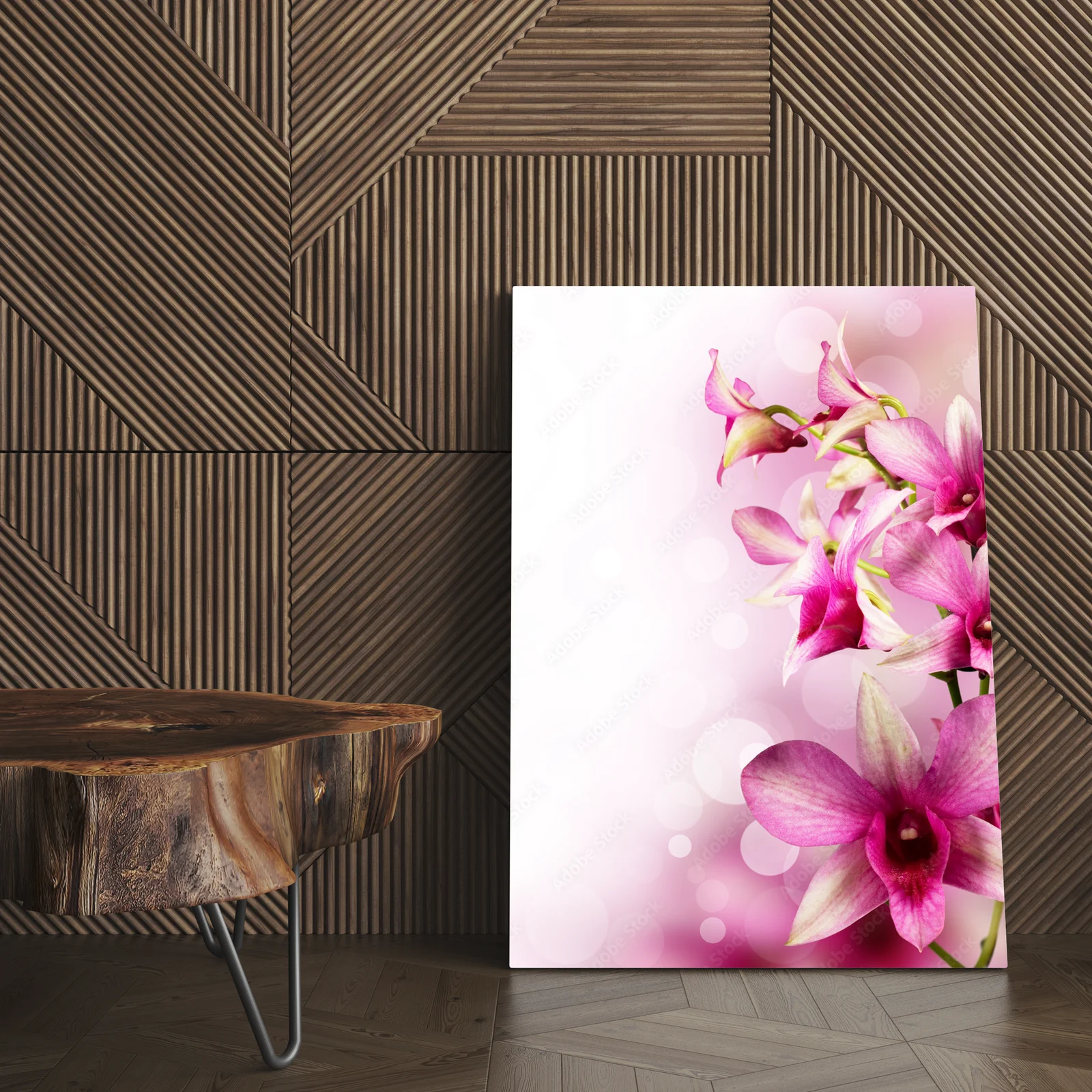 Egzotyczne orchidee w delikatnych barwach