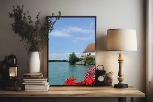 Malowniczy widok na Wasserburg am Bodensee