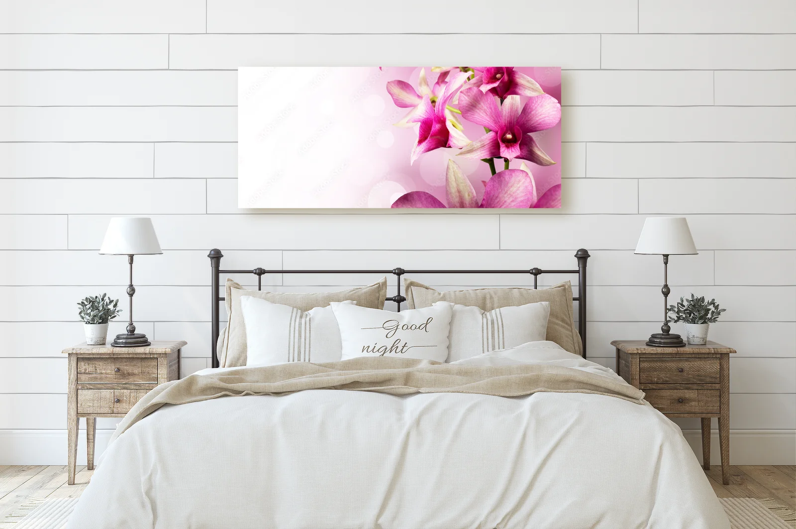 Egzotyczne orchidee w delikatnych barwach