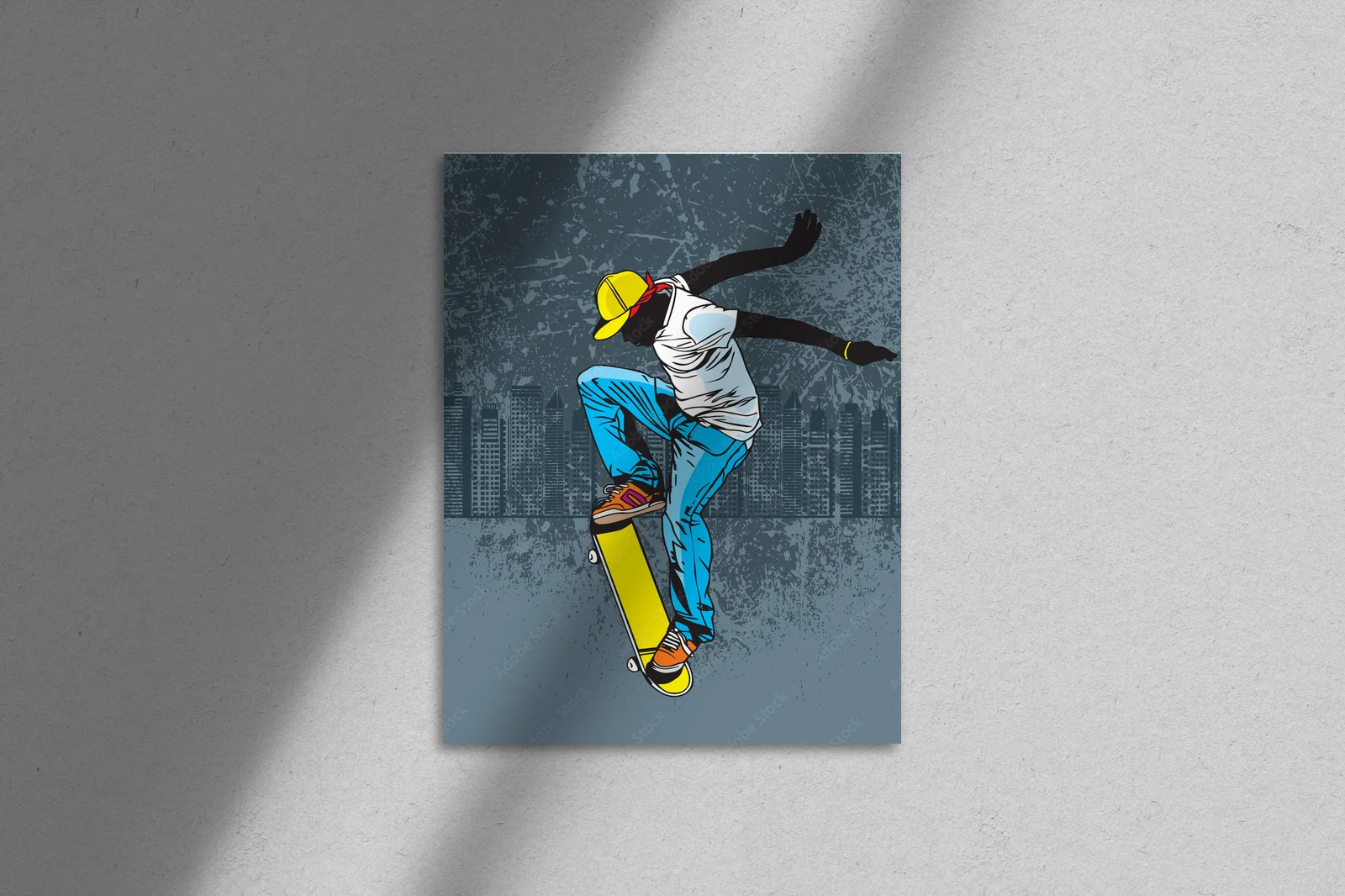 Skateboarding: Młodzieńcza energia w nostalgicznych barwach
