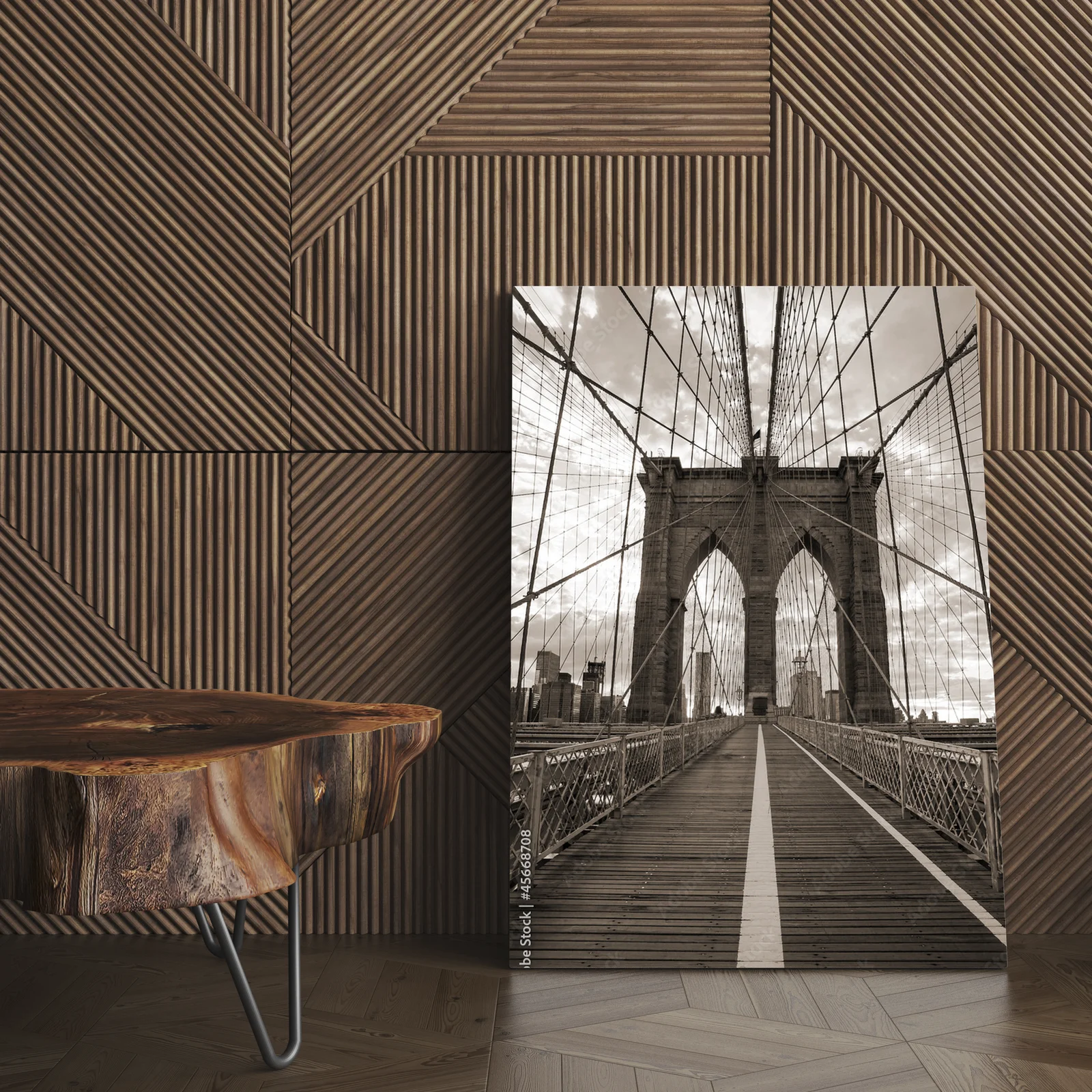 Wznoszący się Brooklyn w nostalgicznych odcieniach