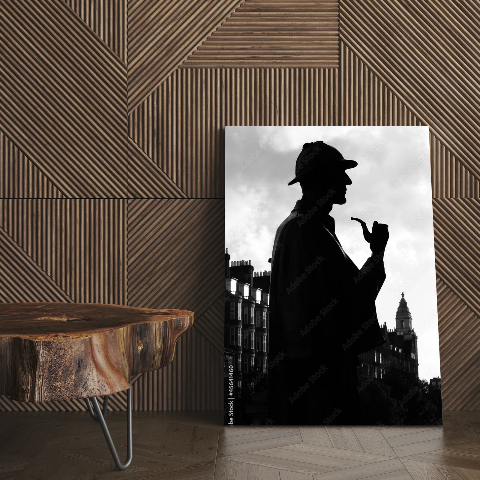 Gothic Sherlock Holmes w czerni i bieli
