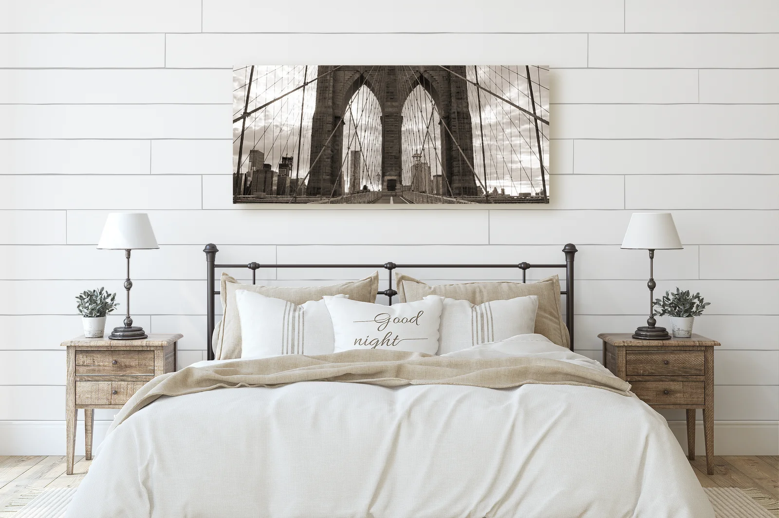 Wznoszący się Brooklyn w nostalgicznych odcieniach