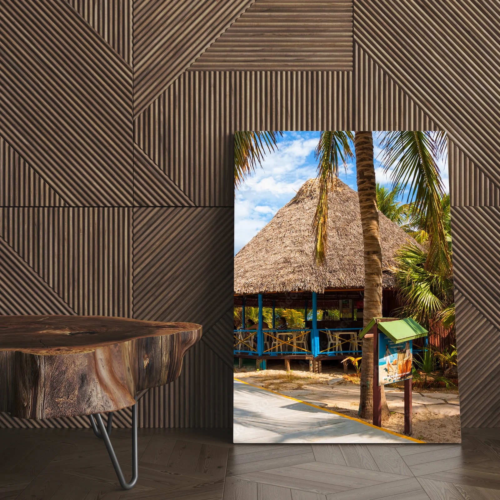 Rajski bar nadmorski w kubańskim Varadero