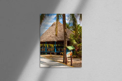 Rajski bar nadmorski w kubańskim Varadero
