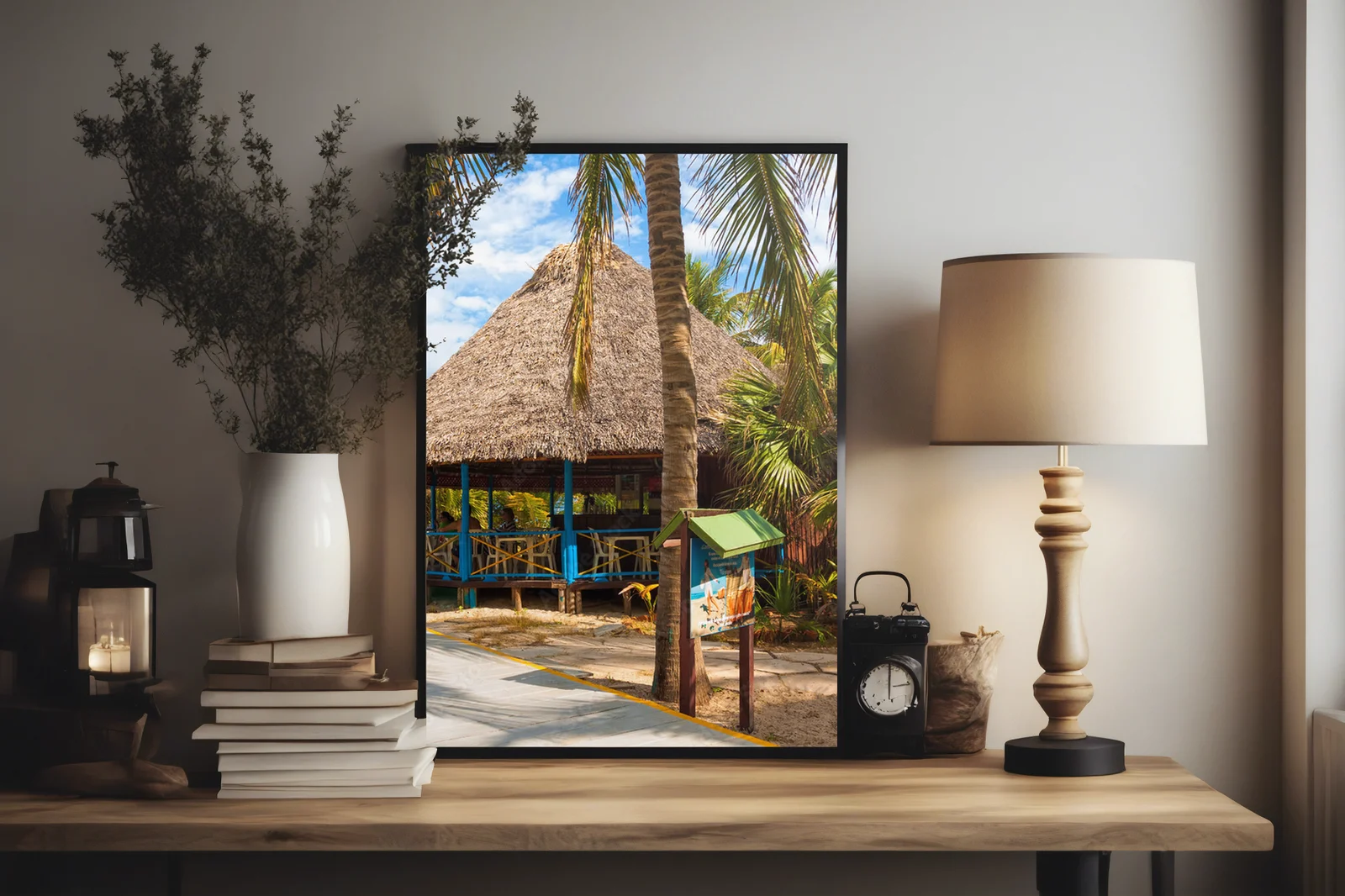 Rajski bar nadmorski w kubańskim Varadero