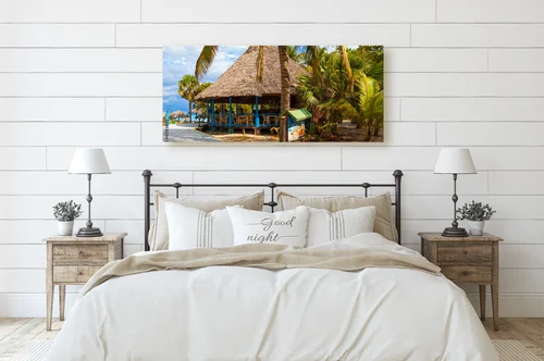 Rajski bar nadmorski w kubańskim Varadero