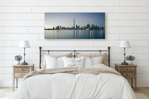 Zachwycająca panorama Toronto o zmierzchu