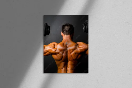 Moc i pasja w czerni: bodybuilding w perfekcji