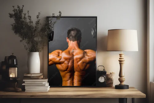 Moc i pasja w czerni: bodybuilding w perfekcji