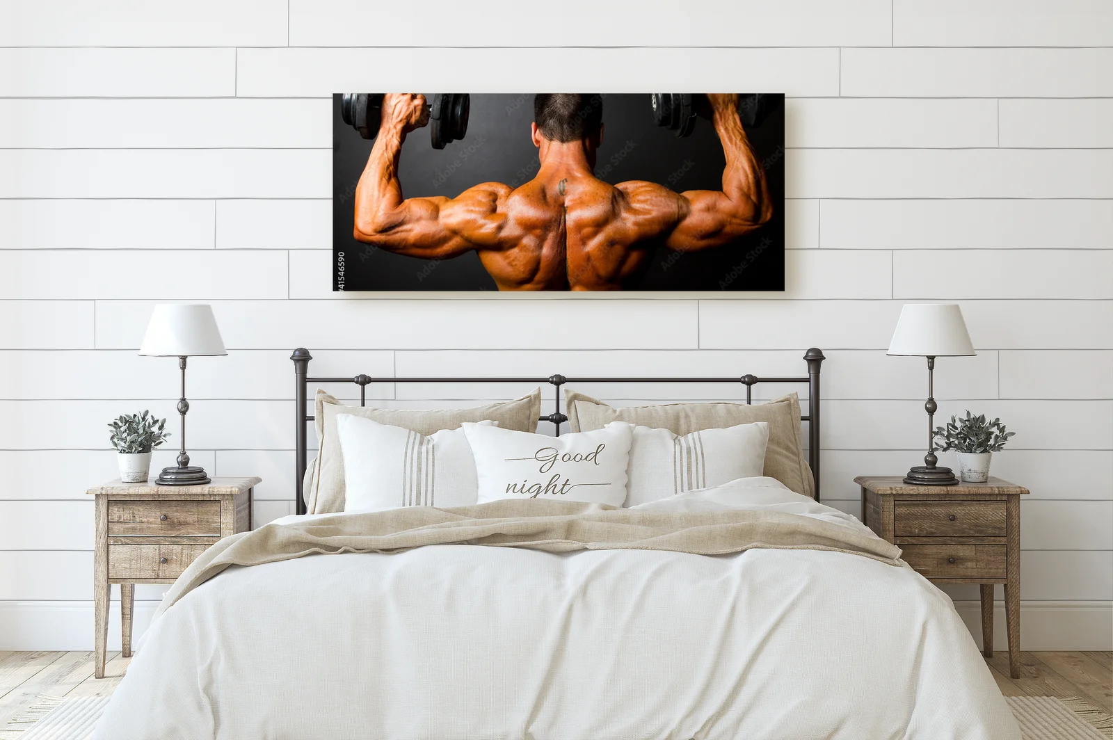 Moc i pasja w czerni: bodybuilding w perfekcji