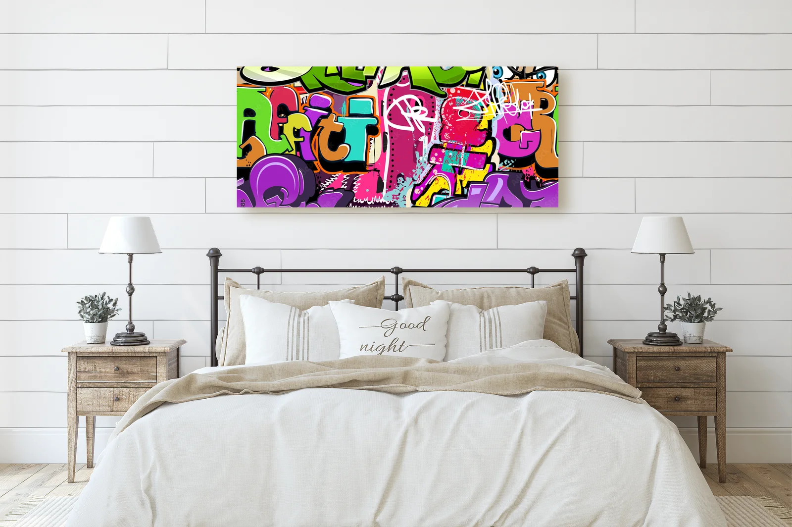 Miejski styl w graficznych kompozycjach artystycznych