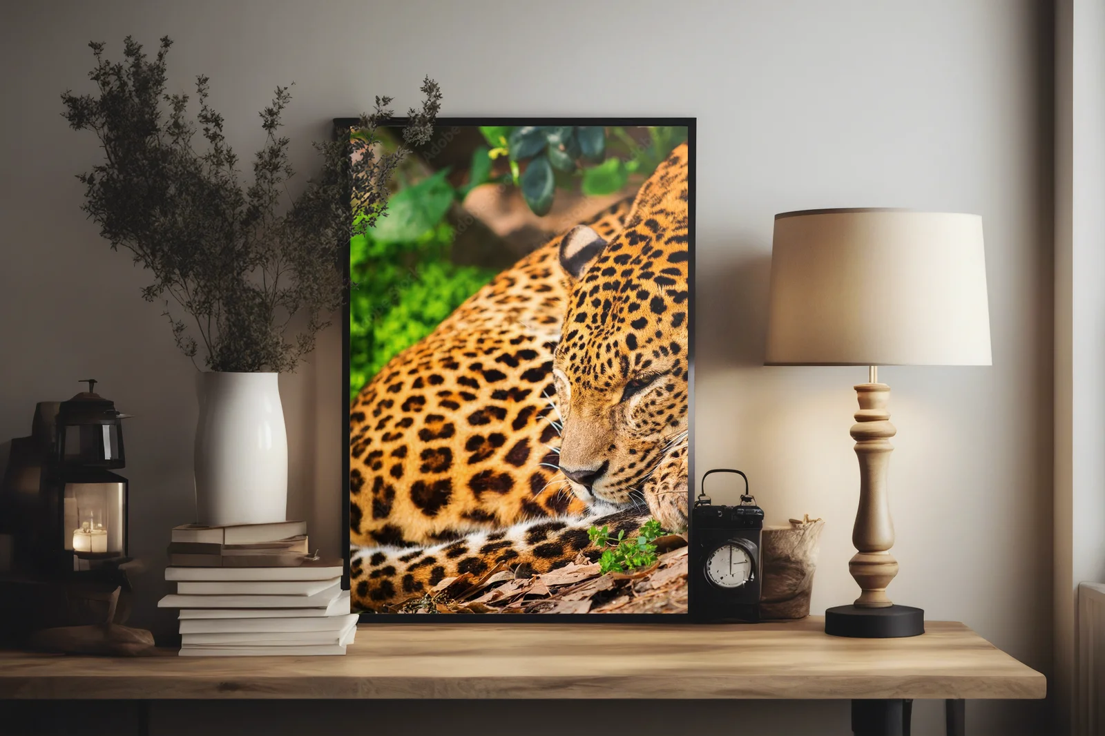 Wspaniałe leopardy w afrykańskiej dziczy