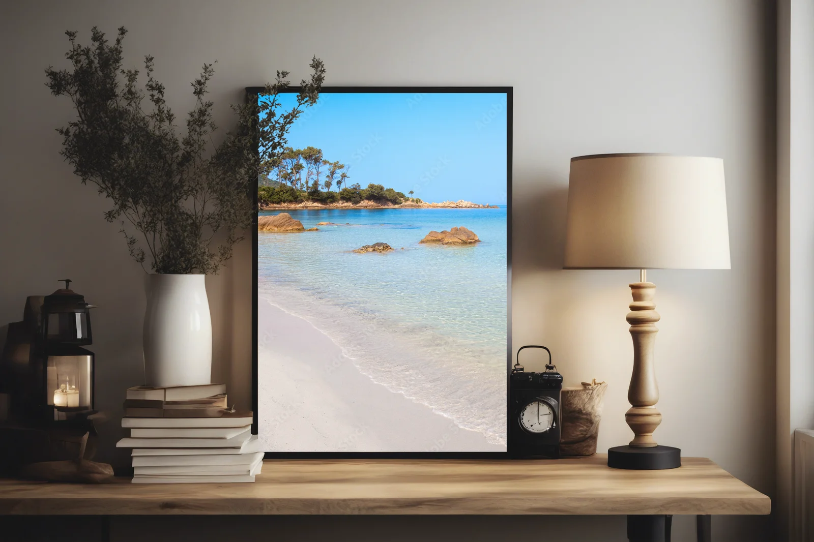 Aksamitne plaże Korsyki w pastelowych odcieniach