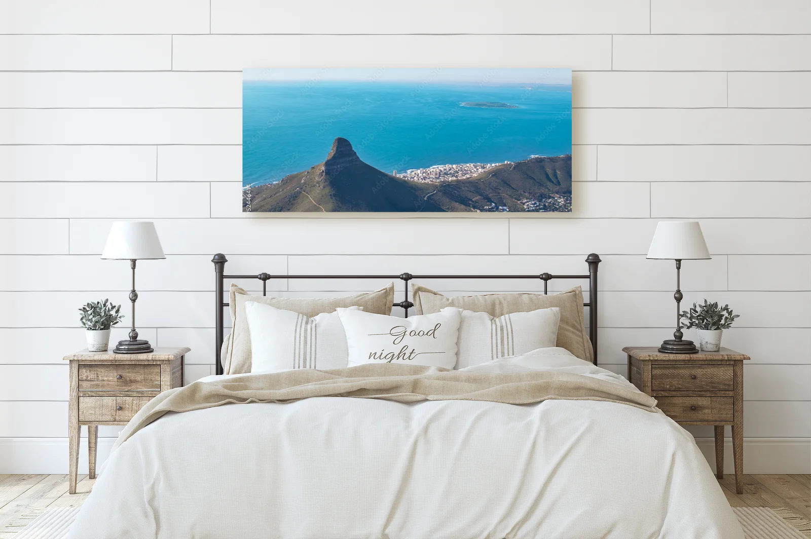 Majestatyczne krajobrazy Cape Town w błękicie