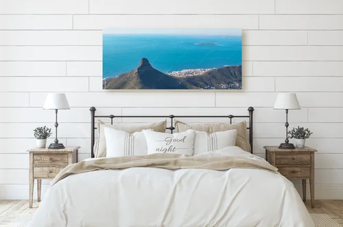 Majestatyczne krajobrazy Cape Town w błękicie