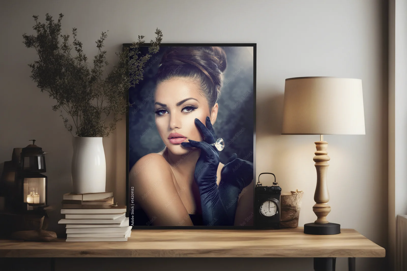 Czarująca portretowa elegancja w vintage'owym stylu