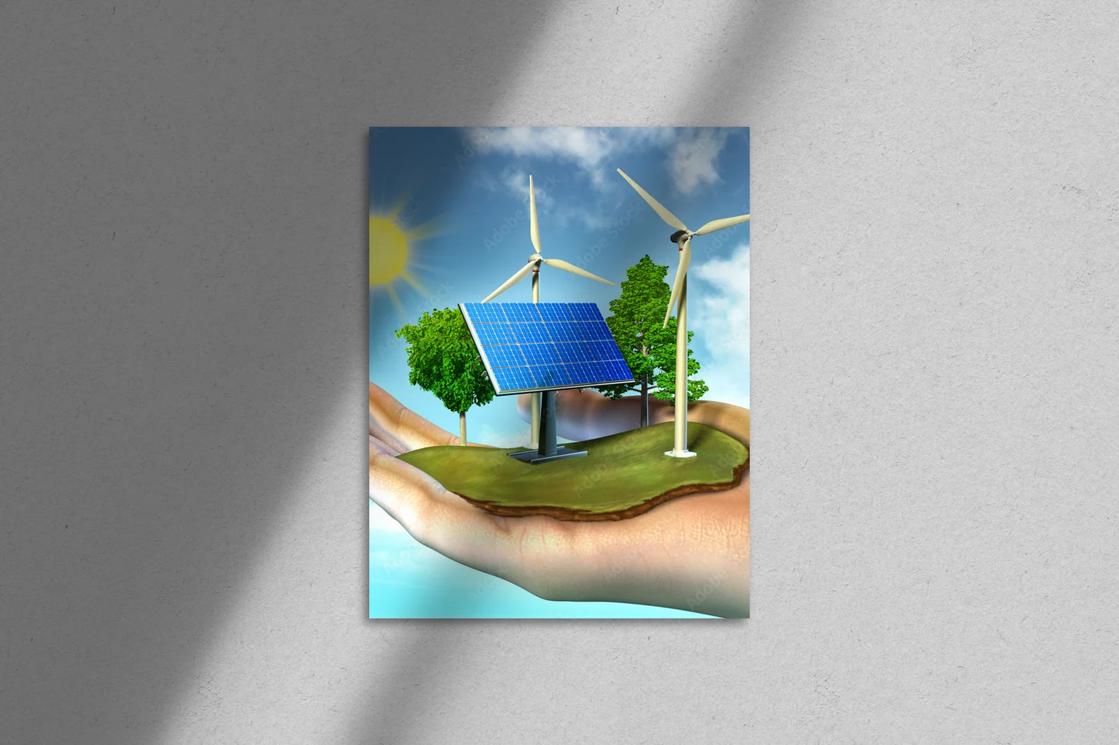 Energetyczna harmonia w błękicie natury