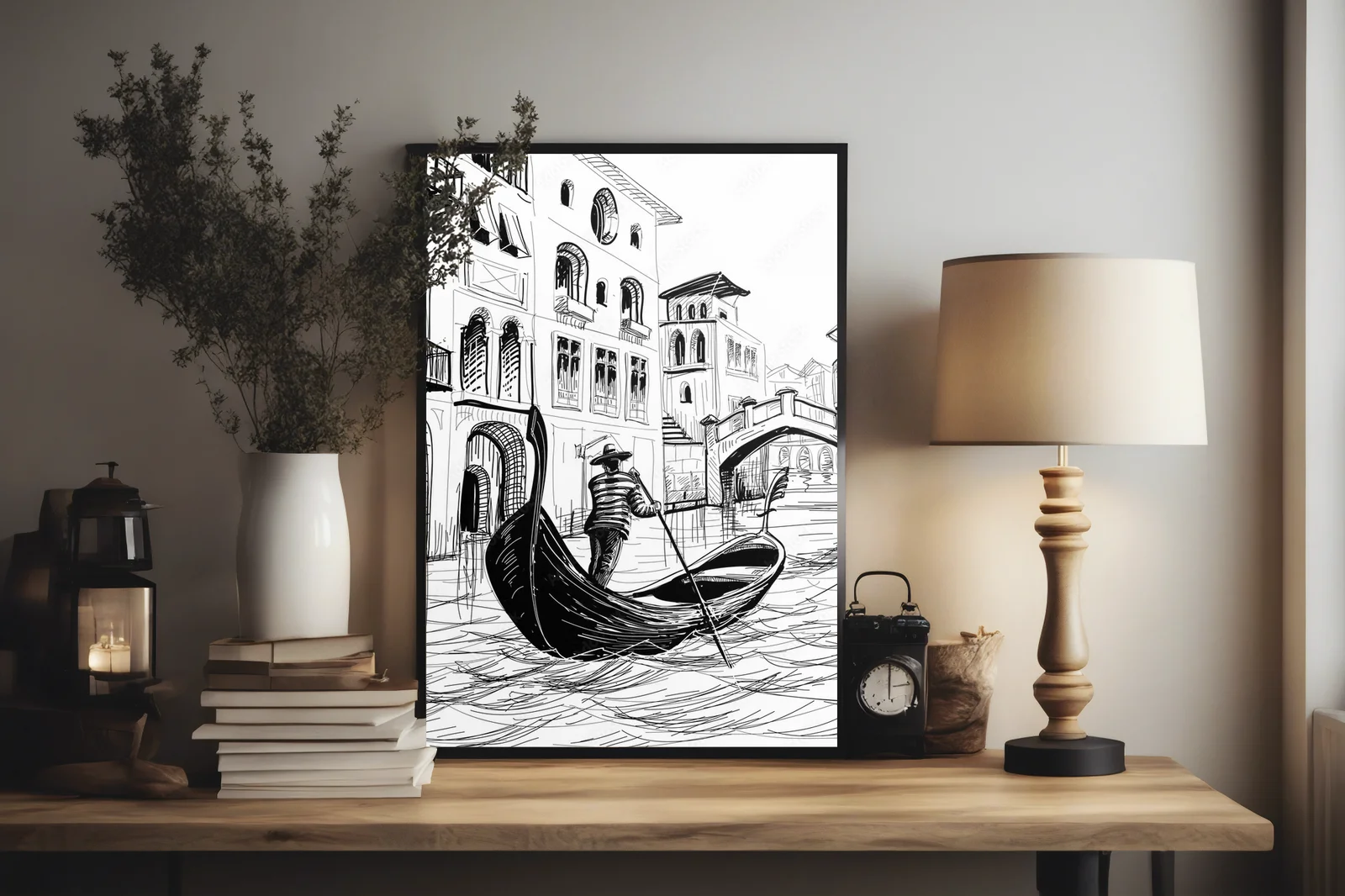 Urok Wenecji: Gondola w letniej architekturze