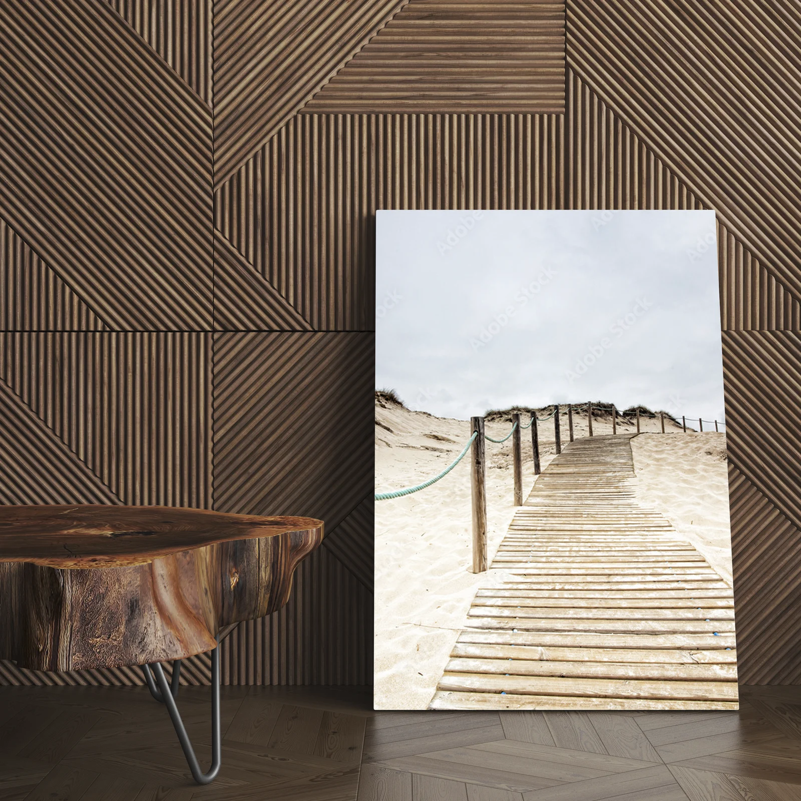 Urokliwe przejście na plażę w Portugalii