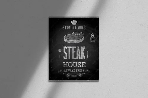 Vintage Steak House w czarnej elegancji