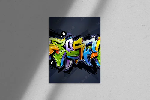 Wild and Colourful Graffiti Lettering in Urban Style