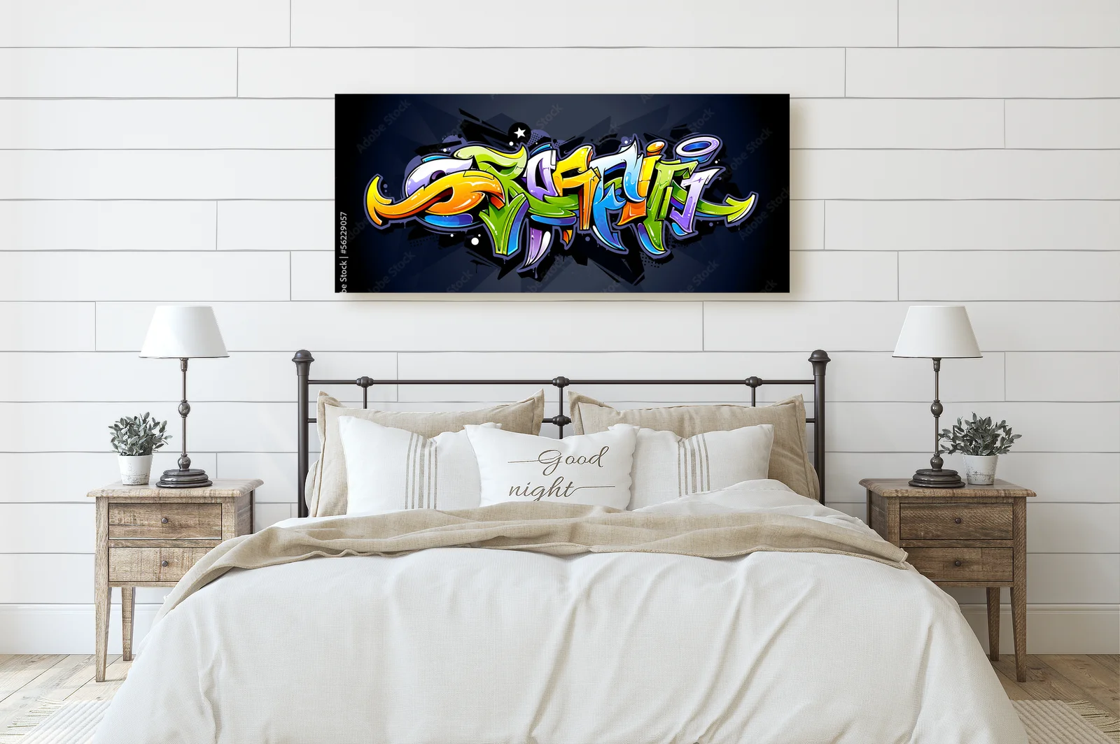 Wild and Colourful Graffiti Lettering in Urban Style