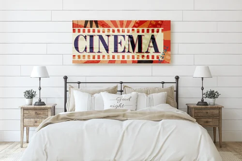 Retrowe kino: Elegancja w intensywnej czerwieni