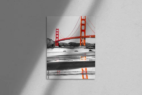 Magiczne bramy San Francisco w stonowanych barwach