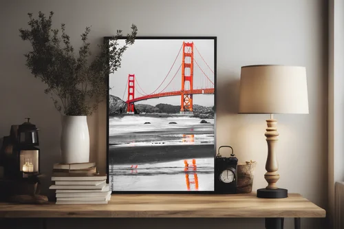 Magiczne bramy San Francisco w stonowanych barwach