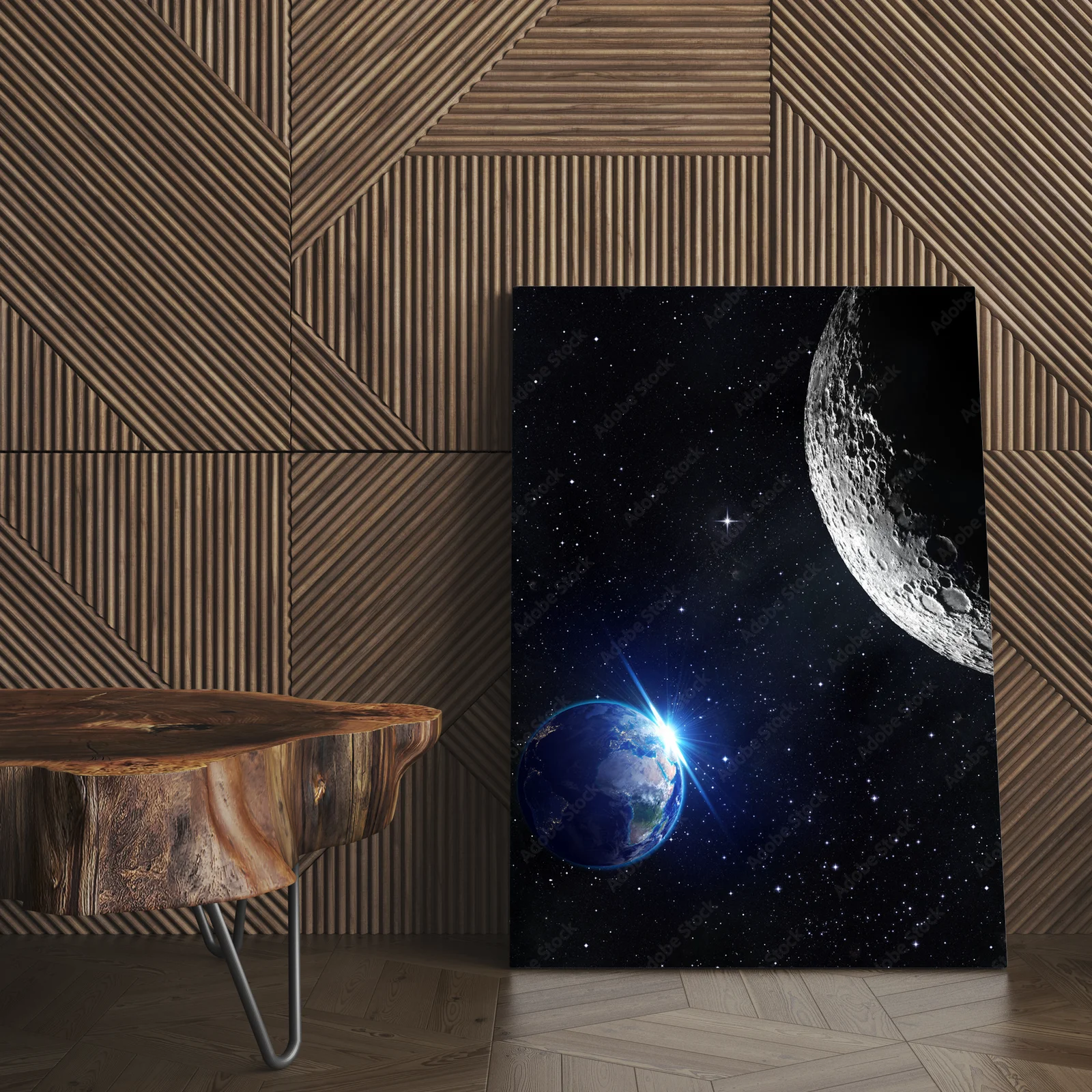 Zmierzch Ziemi z Księżyca – Magia Kosmosu