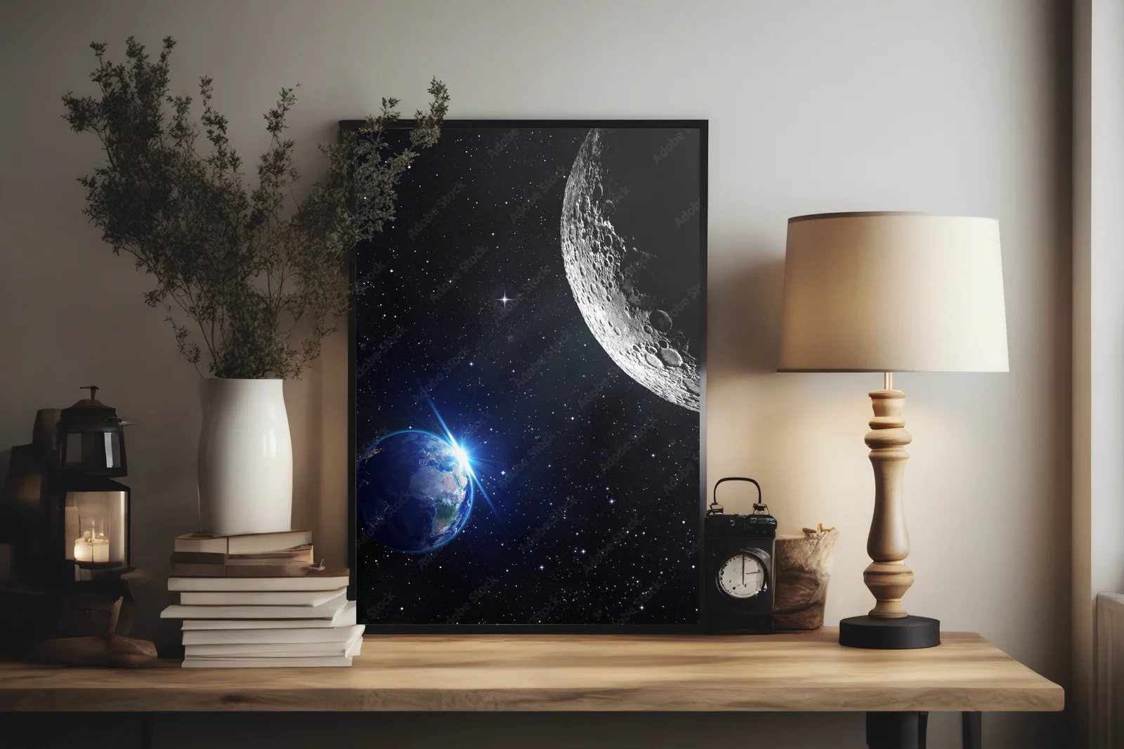 Zmierzch Ziemi z Księżyca – Magia Kosmosu