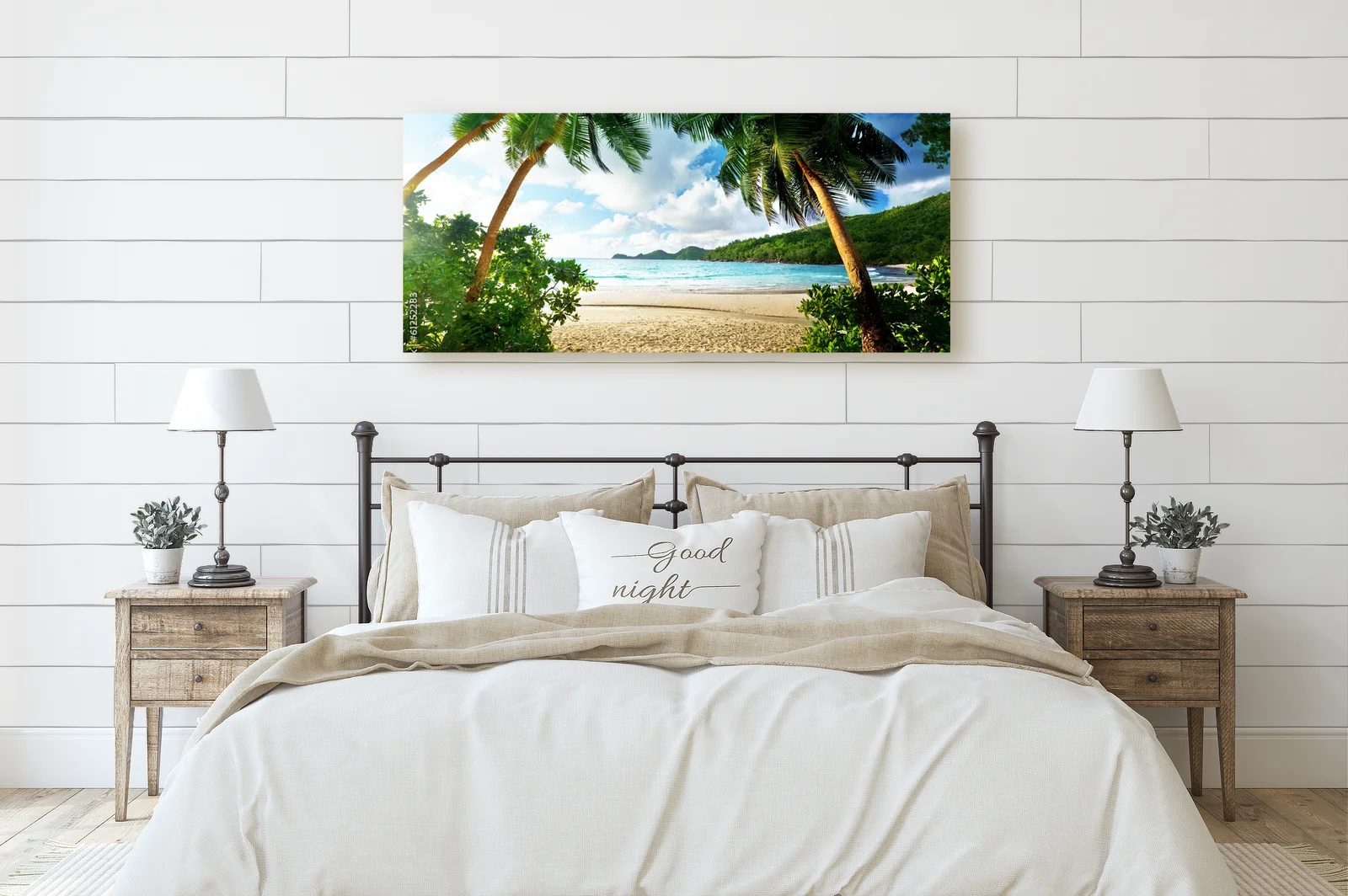 Zachód słońca na plaży - Mahé, Seychelles