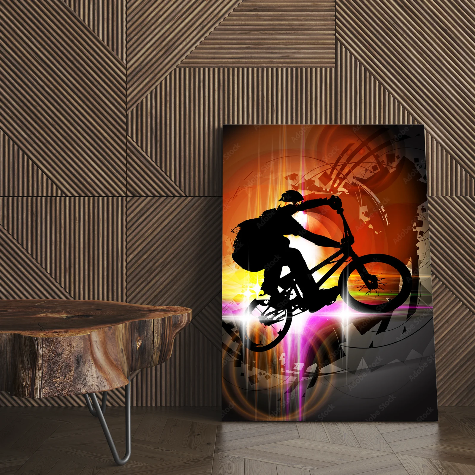 Ekstremalne skoki BMX w miejskiej scenerii
