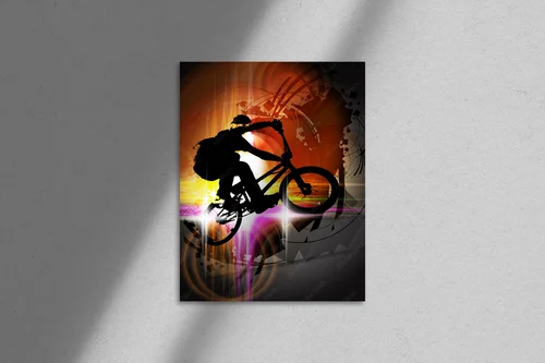 Ekstremalne skoki BMX w miejskiej scenerii