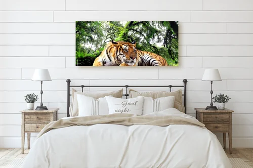 Wielkie felidae w tropikalnym raju
