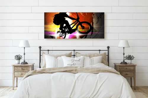 Ekstremalne skoki BMX w miejskiej scenerii