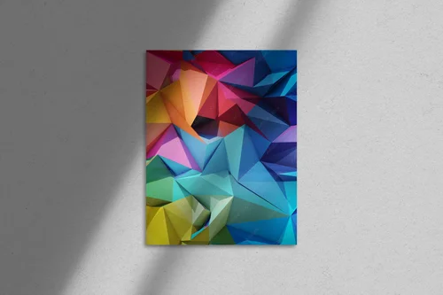 Geometryczna harmonia w odcieniach leśnej zieleni