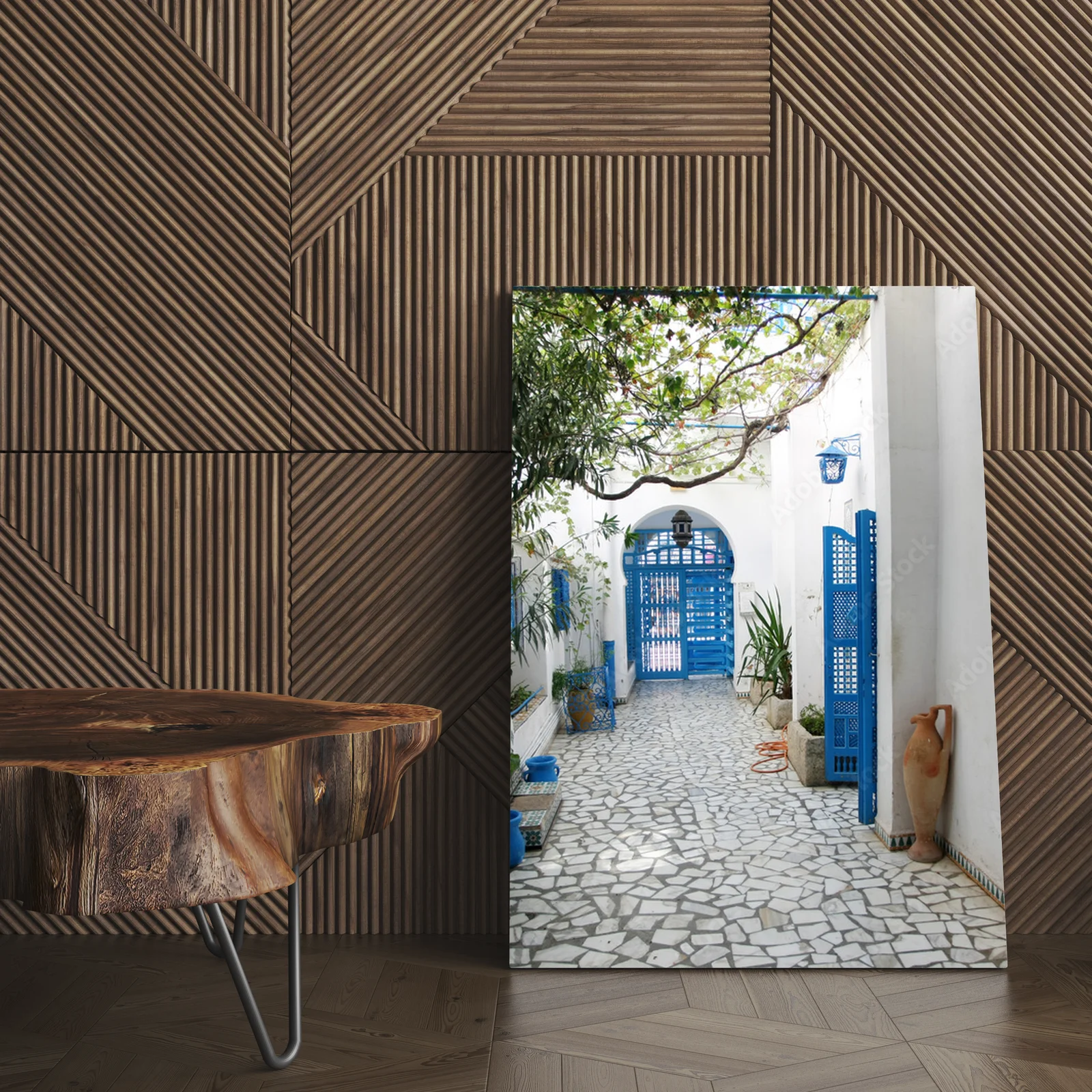 Wspomnienia z letniego dziedzińca w Sidi Bou Said